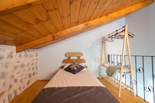 Postel nebo postele na pokoji v ubytování Sora No Mori Village