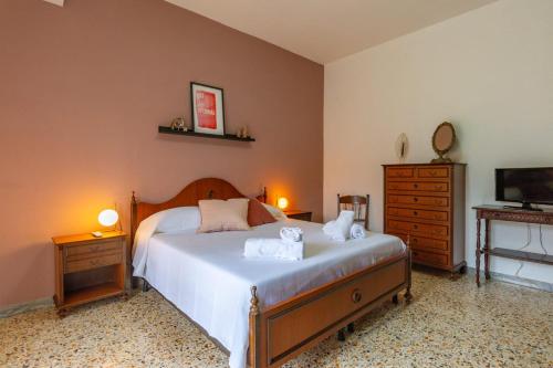 Cama o camas de una habitación en La casa di Nirvana
