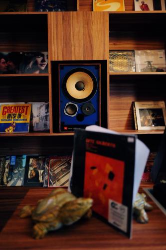 ホテルにある図書室