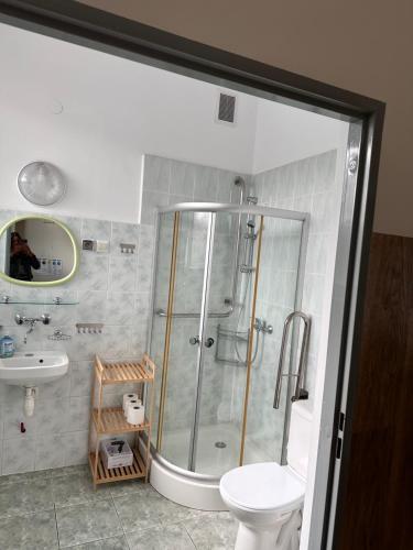 Kúpeľňa v ubytovaní Apartament, Pokoje Koniczynka