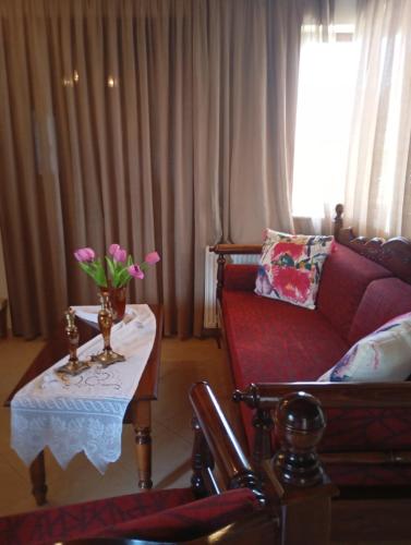 Χώρος καθιστικού στο Villa Anthi Kefalas