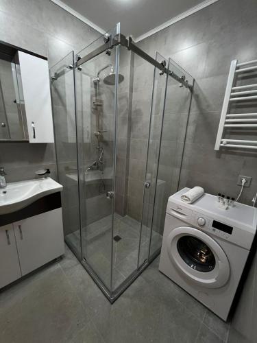 Ένα μπάνιο στο Aparthotel Holiday Lux Batumi