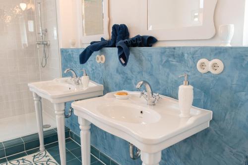 Bilik mandi di Else`s Hof - Wohnung Willi