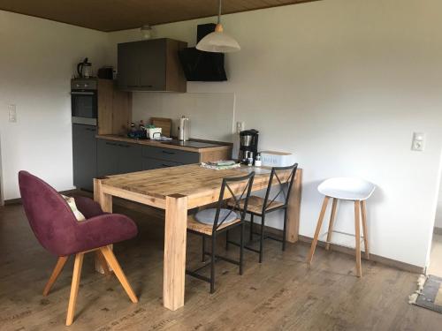 Dapur atau dapur kecil di Ferienwohnung in Welmbüttel