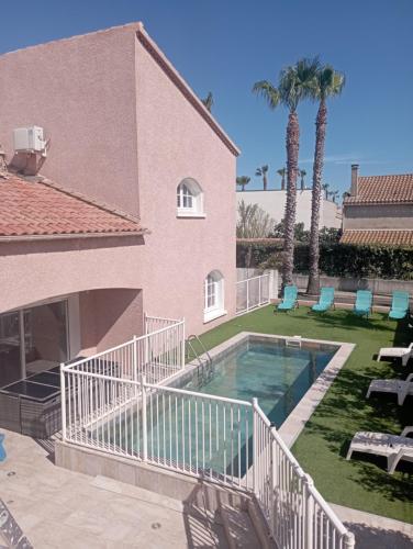 Villa Familiale Valras-plage avec Piscine Spa Sport