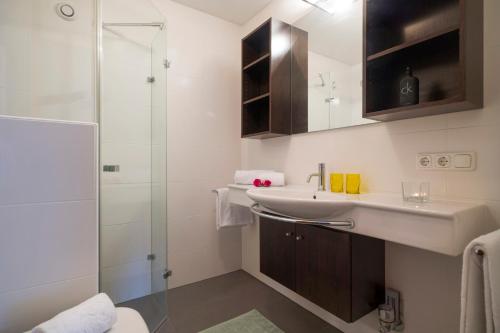 Koupelna v ubytování Appartement Hornblick by NV-Appartements