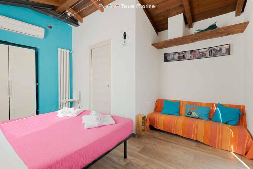 Postel nebo postele na pokoji v ubytování A Casa Tua Room, Terre Marine