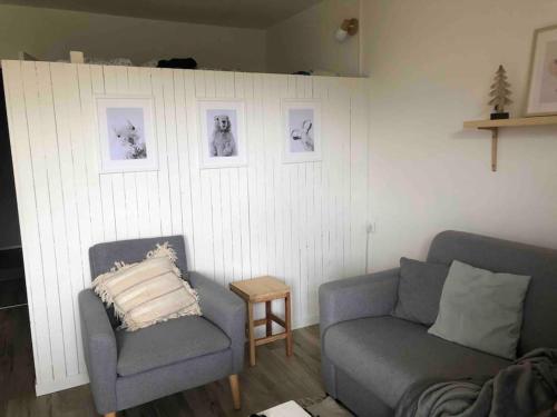 Χώρος καθιστικού στο Studio SuperDévoluy 4 pers pied des pistes Résidence Le Bois d'aurouze 10ème étage