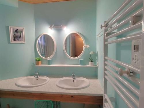 O baie la Chalet pour 7 pers. à Saint-Michel-de-Chaillol, Balcon Sud, Jardin, Mezzanine, Animaux admis - FR-1-393-148