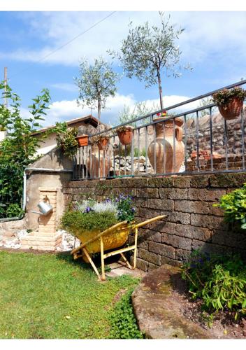Zahrada ubytování BnB La Corte