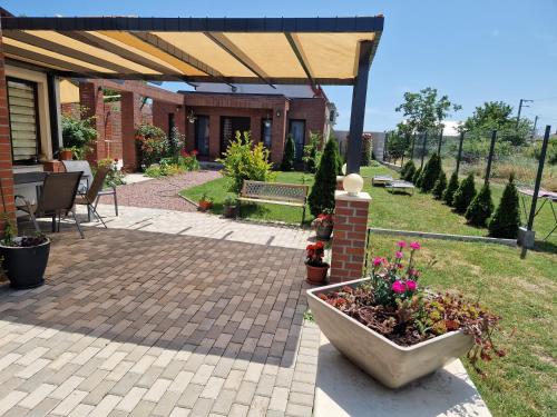 Jardín al aire libre en Casa Debora