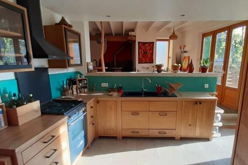 Dapur atau dapur kecil di Chaleur des bois du Quercy
