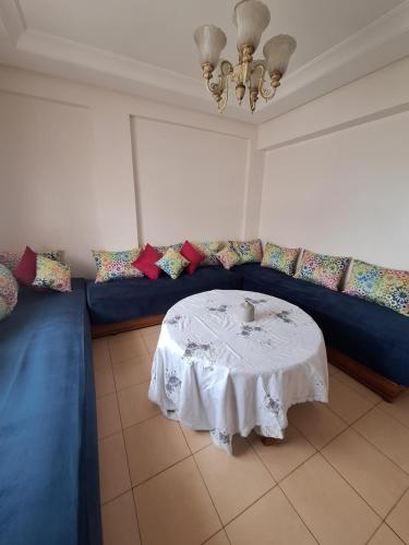 Posezení v ubytování ocean view apartment