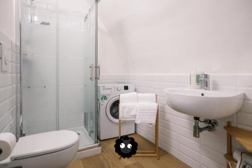 Koupelna v ubytování Flat Il Torrazzo XIII Secolo