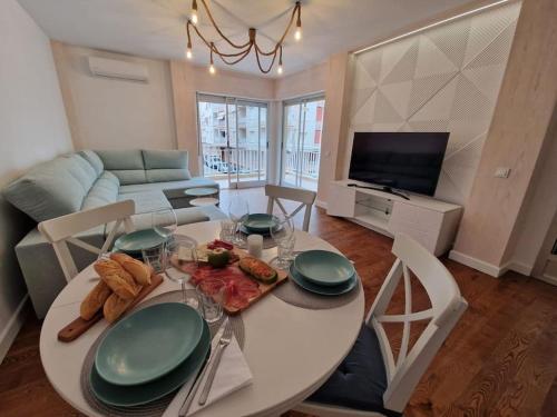 TV a/nebo společenská místnost v ubytování Apartament Goleta