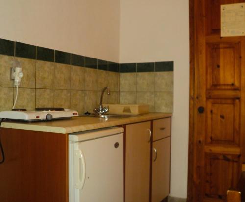Η κουζίνα ή μικρή κουζίνα στο Thodorou Villa 