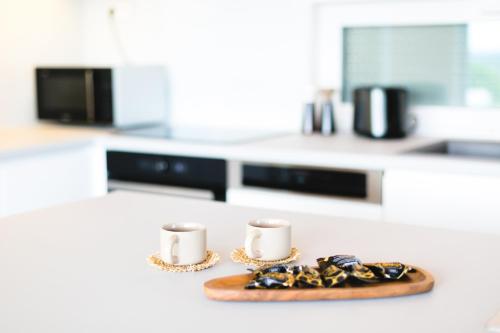 Tetera y cafetera en Kincses Apartman