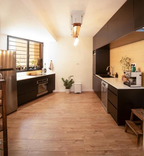 Kuchyň nebo kuchyňský kout v ubytování Amazing vacation flat
