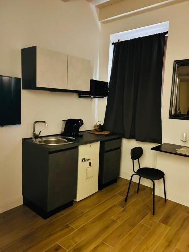 Dapur atau dapur kecil di ROOMS AND BREAKFAST LABERINTO
