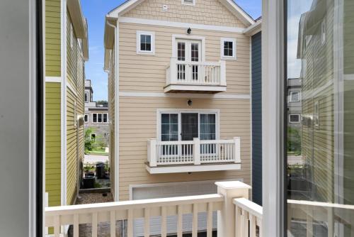 a view of a house from a balcony at The Lakeside Landing in Nashville