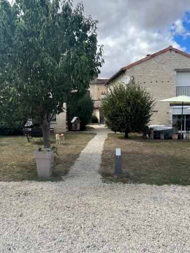 O grădină în afara Charmante maisonnette proche Futuroscope