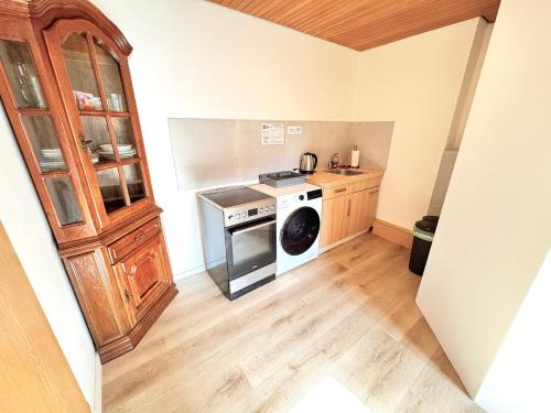 Kuchyň nebo kuchyňský kout v ubytování I Apartment 2 Personen - Monteurwohnung - Ferienwohnung Griesbach I