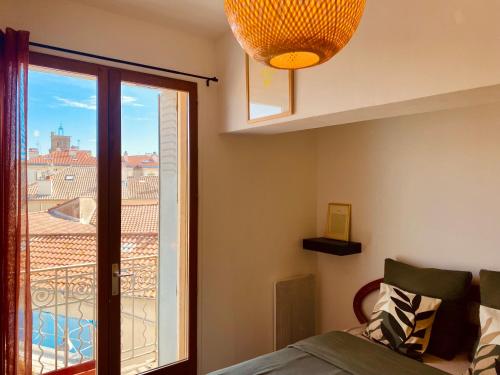 Et opholdsområde på Les Toits wifi gratuit Vue cœur de ville historique et Halles