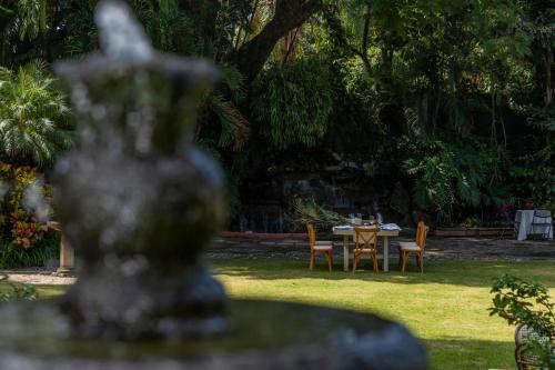 Κήπος έξω από το Hotel Boutique Casa de Campo