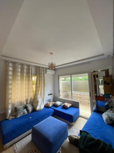 Ένα ή περισσότερα κρεβάτια σε δωμάτιο στο Résidence miramar beach