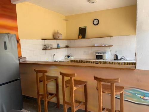 Una cocina o cocineta en Senekera villa 3 chambres SDB avec piscine petite côte