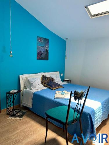 Postel nebo postele na pokoji v ubytování B&B A Voir