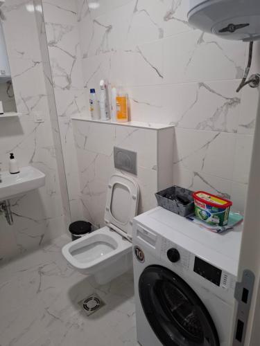 Koupelna v ubytování Apartman Djukic