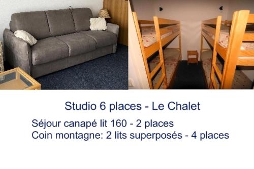 LE CHALET - Piscine 19 - Studio pour 6 Personnes MAE-8814