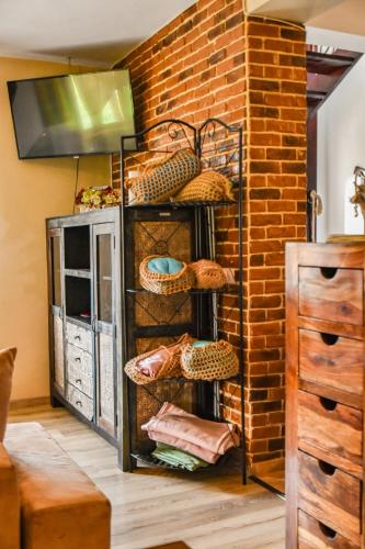 Dapur atau dapur kecil di Casa Georgea