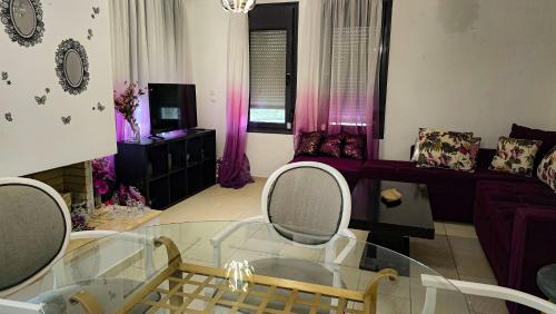 Χώρος καθιστικού στο Villa Vana