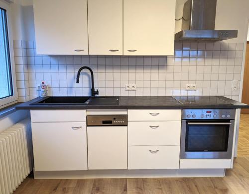 Cuina o zona de cuina de Sonnige Kunstwohnung