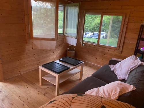 Χώρος καθιστικού στο Maison calme à 20 minutes de Genève