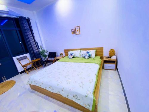 Postel nebo postele na pokoji v ubytování Homestay Green Quy Nhơn