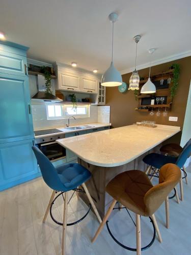 Apartments Villa Mikeにあるキッチンまたは簡易キッチン