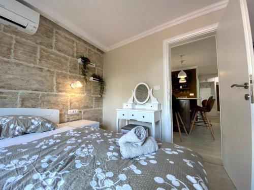 Apartments Villa Mikeにあるベッド