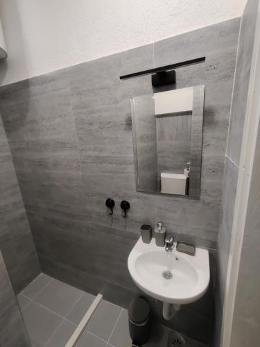 Koupelna v ubytování Apartmani Uroš Trebinje