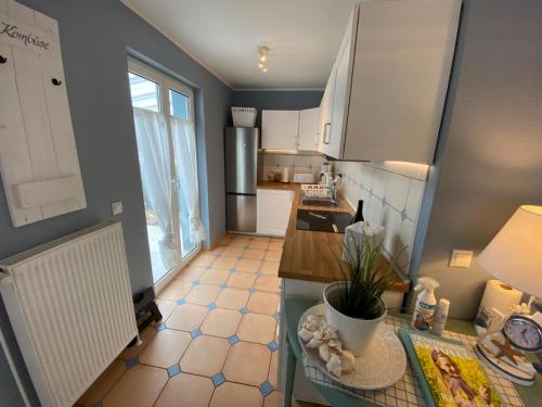 Η κουζίνα ή μικρή κουζίνα στο Ferienhaus Parkblick