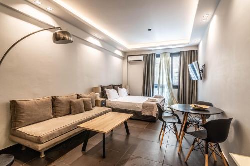 Posezení v ubytování Furla Apartments Athens