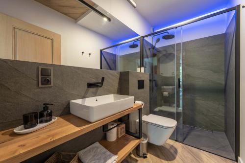 Koupelna v ubytování Apartamenty Kalinowa z sauną i bawialnią - Dream Apart