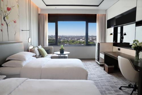 Μια τηλεόραση ή/και κέντρο ψυχαγωγίας στο Crowne Plaza Wuzhen by IHG