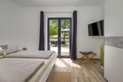 Postel nebo postele na pokoji v ubytování Villa Anna-Emilia by IstriaLux