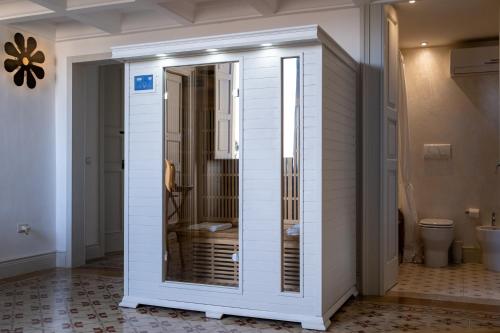 Ένα μπάνιο στο Palazzo Mandurino luxury relais