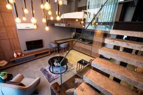 Ruang duduk di Ayayorgi Homes