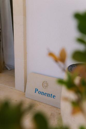 Πιστοποιητικό, βραβείο, πινακίδα ή έγγραφο που προβάλλεται στο Villa del Ponente Otranto