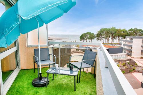 Vue mer - À 160m de la plage - Appartement pour 4